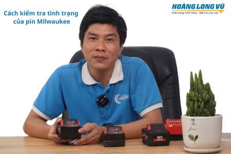 Cách kiểm tra tình trạng sử dụng của pin Milwaukee