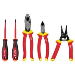 Bộ dụng cụ cầm tay cách điện 1000V 5 món 48-22-2215 Milwaukee