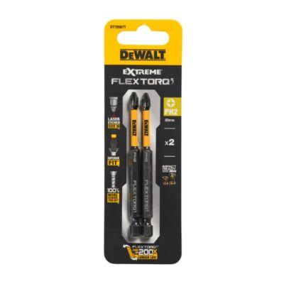 Bộ 2 chiếc mũi vít có vòng bit nam châm 85 mm Dewalt DT70567T-QZ