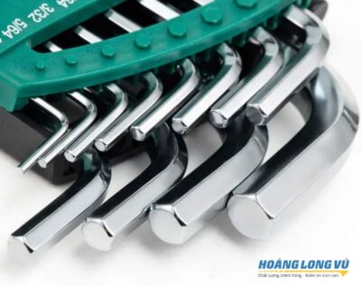Bộ lục giác bi dài 12 chi tiết (hệ inch) Sata 09102