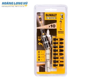 Bộ mũi vít đầu xoắn 10 chi tiết DeWalt DT70518T-QZ