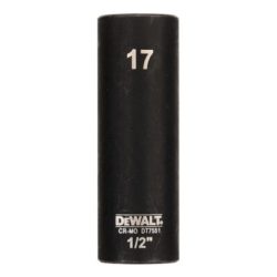 Đầu tuýp dài đen 1/2 inch 17mm Dewalt DT7551-QZ