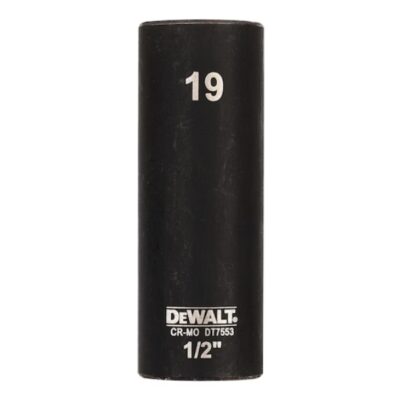 Đầu tuýp dài đen 1/2 inch 19mm Dewalt DT7553-QZ