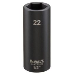 Đầu tuýp dài đen 1/2 inch 22mm Dewalt DT7556-QZ
