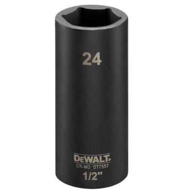 Đầu tuýp dài đen 1/2 inch 24mm Dewalt DT7557-QZ