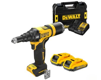 Máy bắn rút đinh tán pin DeWalt DCF403D2T (2 pin 2Ah và sạc)