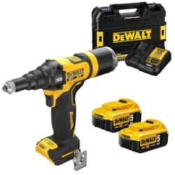 Máy bắn đinh dùng pin 20V DeWalt DCF403P2T (2 pin 5ah và sạc)