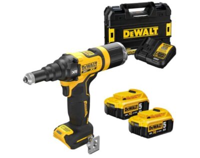 Máy bắn đinh dùng pin 20V DeWalt DCF403P2T (2 pin 5ah & sạc)