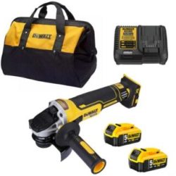 Máy mài góc 100mm pin 20V DeWalt DCG405FP2 (2 pin 5Ah và sạc)