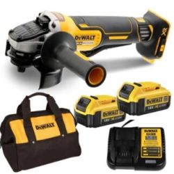 Máy mài góc cầm tay pin DeWalt DCG406M2 (2 pin 4Ah và sạc)