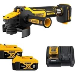 Máy mài góc dùng pin 20V DeWalt DCG409VSM2 (2 pin 4Ah và sạc)