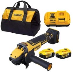 Máy mài góc cầm tay pin 20V/60V DeWalt DCG409VSP2 (2 pin 5Ah và sạc)