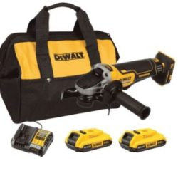 Máy mài góc đĩa 115mm DeWalt DCG413D2 (2 pin 2Ah và sạc)