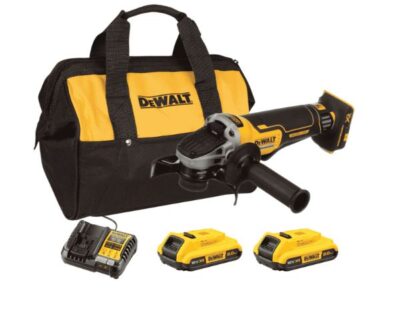 Máy mài góc đĩa 115mm DeWalt DCG413D2 (2 pin 2Ah và sạc)
