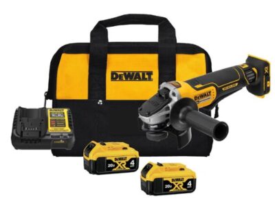 Máy mài góc dùng pin 20V DeWalt DCG413M2 (2 pin 4Ah và sạc)