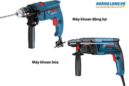 SO SÁNH máy khoan búa và máy khoan động lực khác thế nào?