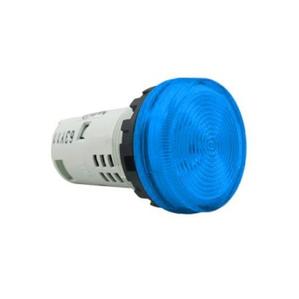 Đèn báo 220V 22mm IDEC YW1P-1UQM3