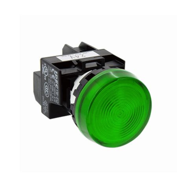 Đèn báo 24V 22mm IDEC YW1P-1EQ4