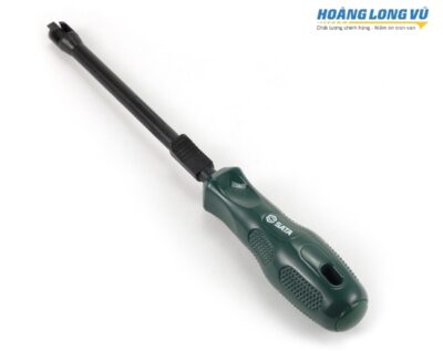 Tua vít dẹp đầu có rãnh kẹp 5x150mm Sata 62251