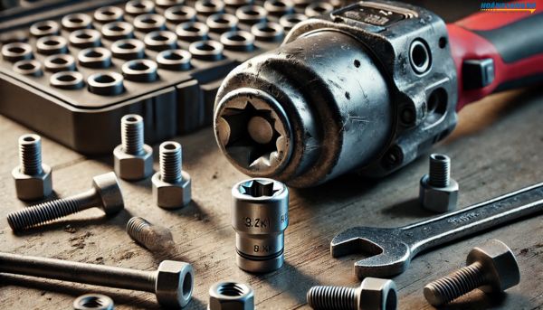 Đầu khẩu máy siết bulong bị mòn