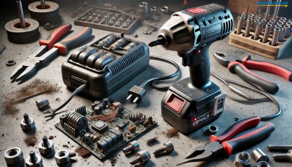 Máy siết bu lông pin điện không hoạt động