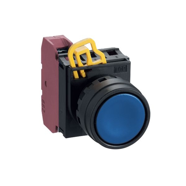 Nut-nhan-giu-1NO1NC-22mm-IDEC-YW1B-A1E11