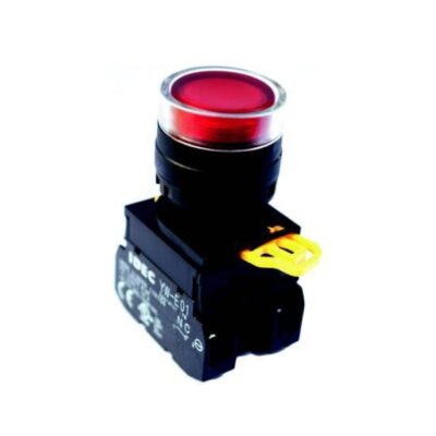 Nút nhấn giữ có đèn 24V 1NC+1NO 22mm IDEC YW1L-A2E11Q4