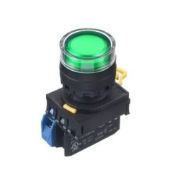 Nút nhấn giữ có đèn 220V 1NO 22mm IDEC YW1L-A2E10QM3