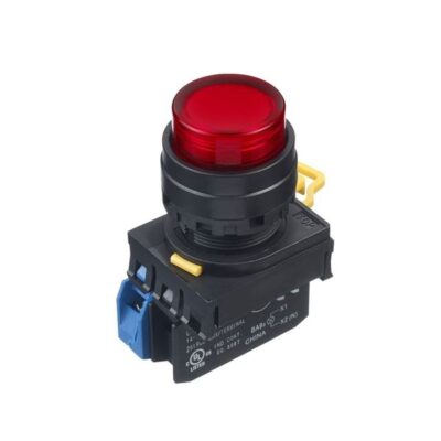 Nút nhấn nhả có đèn 24V AC/DC 22mm 1NC IDEC YW1L-M2E01Q4