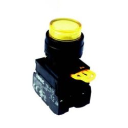 Nút nhấn nhả có đèn 220V 22mm 1NC+1NO IDEC YW1L-MF2E11QM3