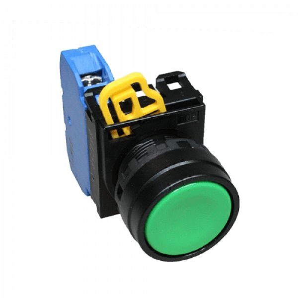Nut-nhan-nha-khong-den-1NO1NC-22mm-IDEC-YW1B-M1E11