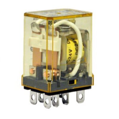 Relay (Rơ le) 8 chân dẹp lớn 24VDC 10A IDEC RH2B-ULDC24