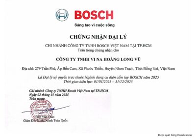Đại lý Bosch chính hãng tại Tp Hồ Chí Minh – Chuyên dụng cụ cầm tay