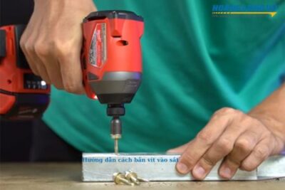 Cách bắn vít vào sắt ĐÚNG kỹ thuật như thợ chuyên nghiệp