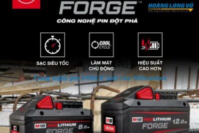 Công nghệ pin M18 REDLITHIUM FORGE™ – Bước đột phá mới của Milwaukee