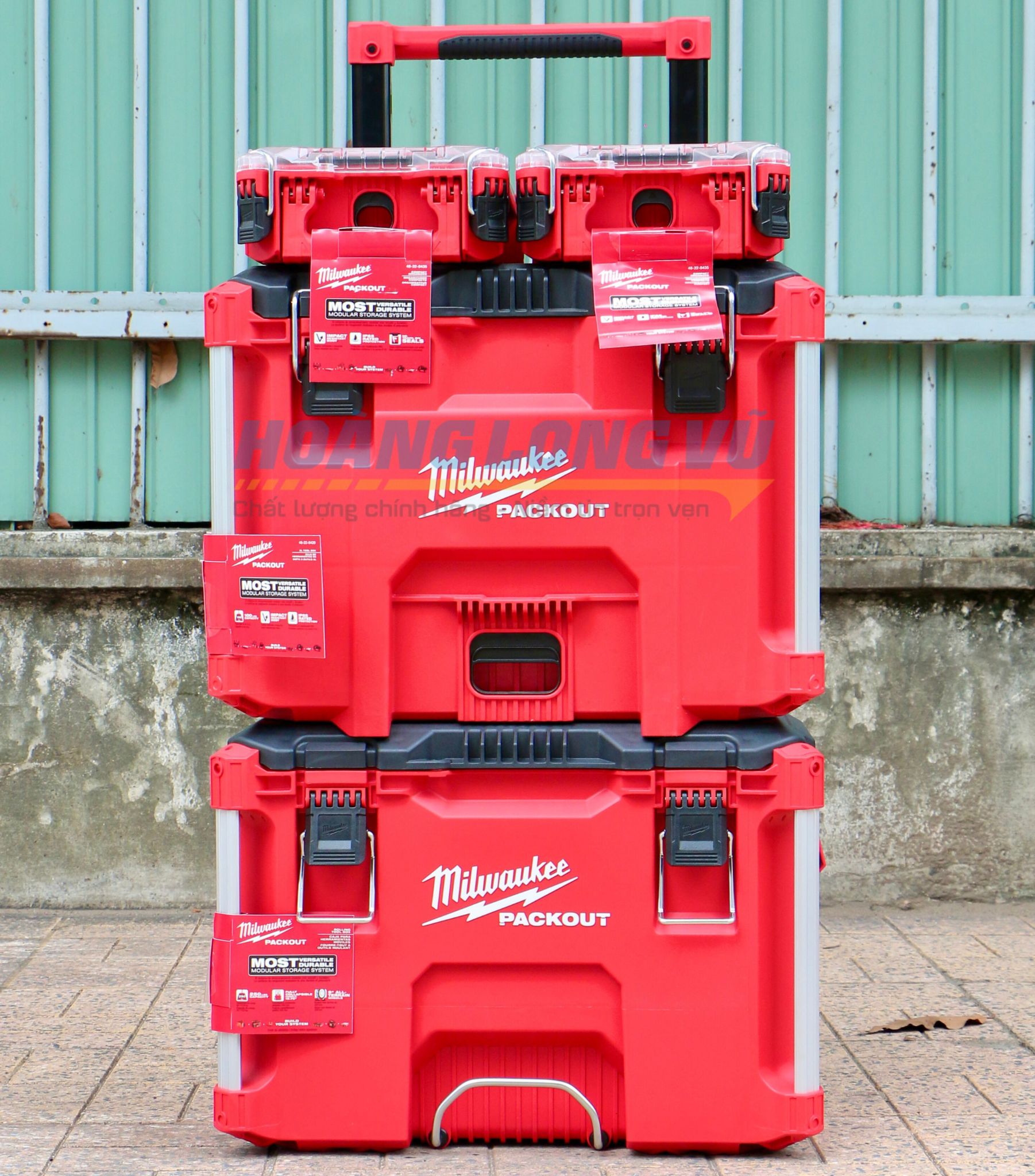 COMBO Packout Milwaukee 8427 + 8429 + 2 thùng 28435