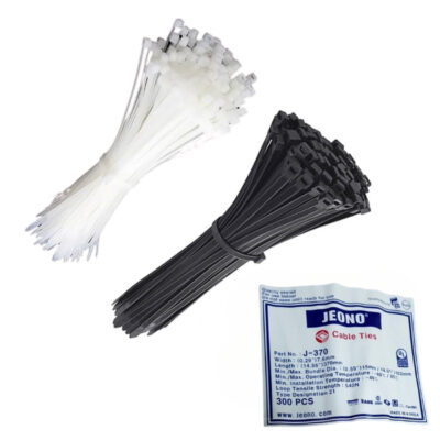 Dây rút nhựa J-370 JEONO 370mn x 7.6mm (300 sợi/ bịch)
