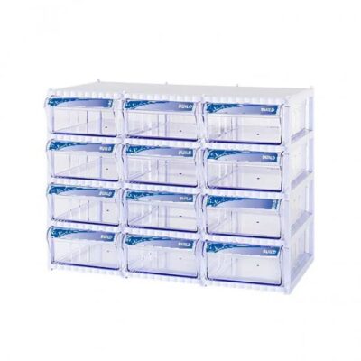 Tủ nhựa đa năng 12 ngăn GV BUILD GV 507