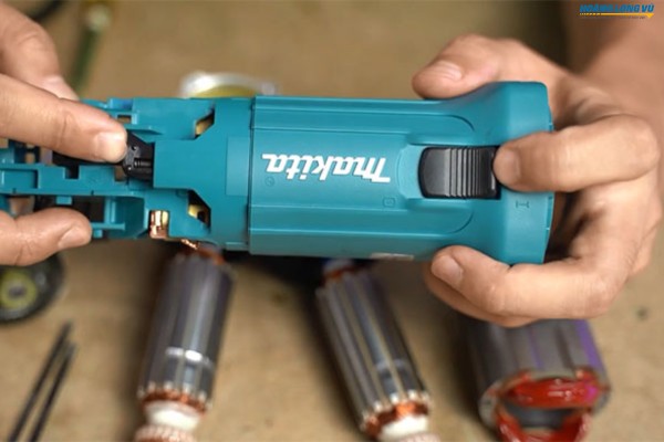 Cách thay công tắc máy mài góc bị hư