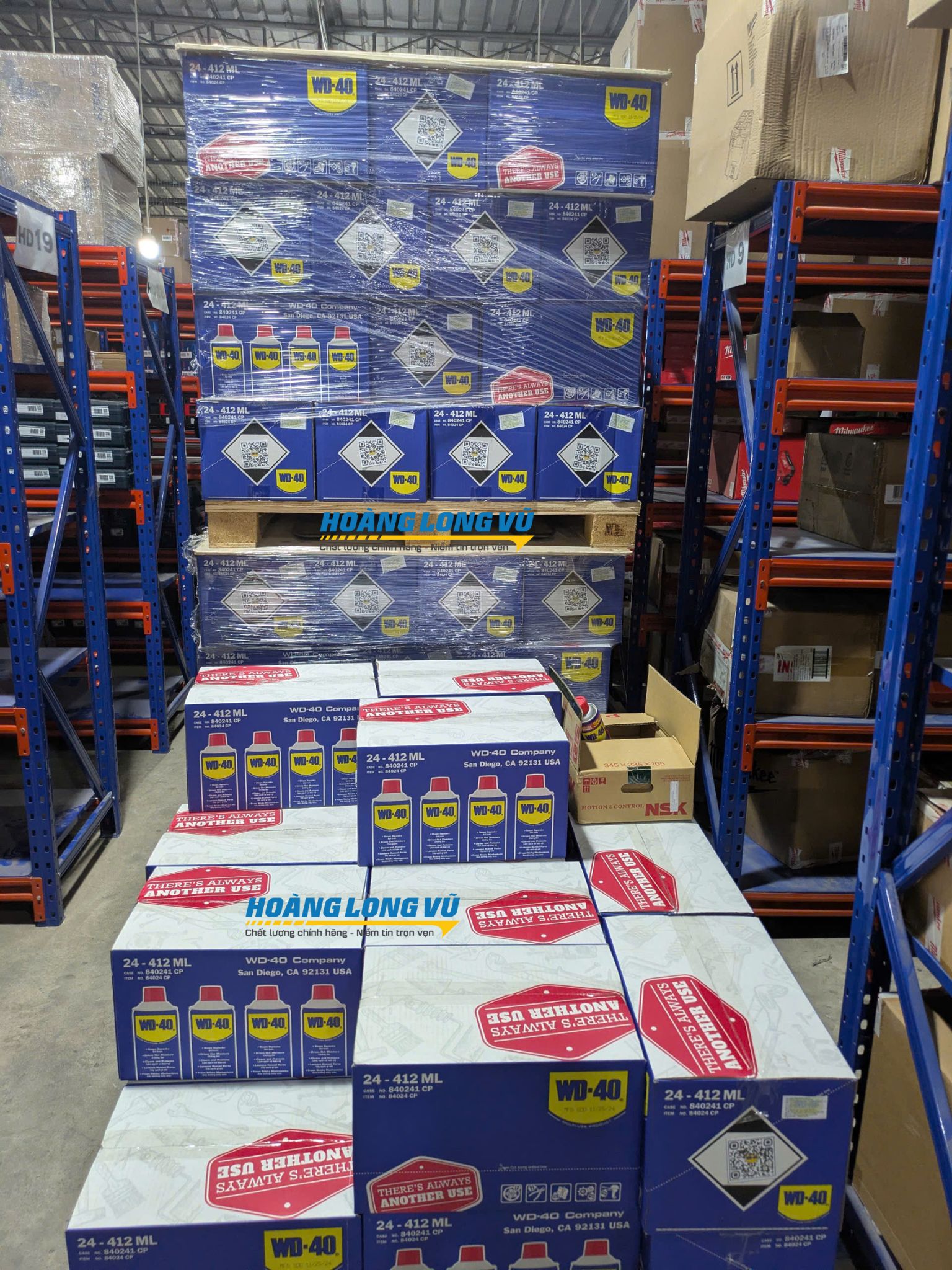Sản phẩm WD 40 tại Hoàng Long Vũ