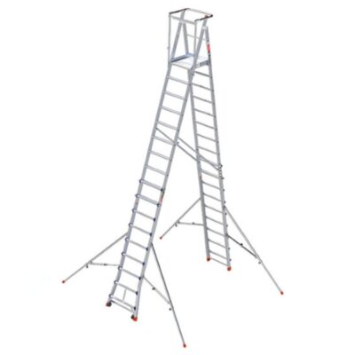 Thang nhôm chữ A an toàn Poongsan PSL‑42(9 + 6) Chính hãng