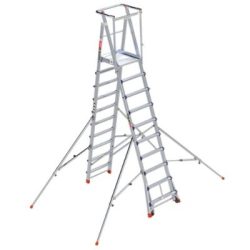 Thang bước an toàn POONGSAN nhôm PSL-48(10+7) chính hãng