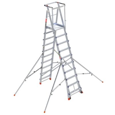 Thang bước an toàn POONGSAN nhôm PSL-48(10+7) chính hãng