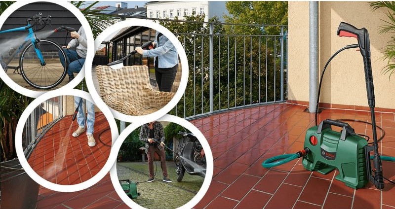 Máy Phun Xịt Rửa Áp Lực Cao Bosch Easy AQT 120 -1
