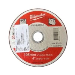Đá cắt thép không gỉ 105 x 1.0 x 16mm Milwaukee 49-94-8400A