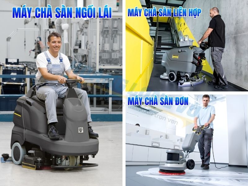 Các loại máy chà sàn phổ biến hiện nay