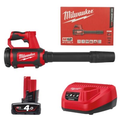 Máy thổi bụi Milwaukee dùng pin M12 BBL-0 + M12B4 + C12C