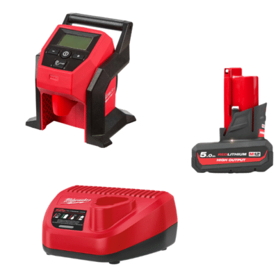 Combo máy bơm hơi Milwaukee M12 BI-0 + M12B4 + C12C