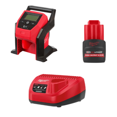 Combo máy bơm hơi Milwaukee M12 BI-0 + M12HB2.5 + C12C