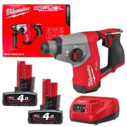 Máy khoan bê tông Milwaukee M12 FHAC16-0 + 2 Pin M12B4 + Sạc C12C